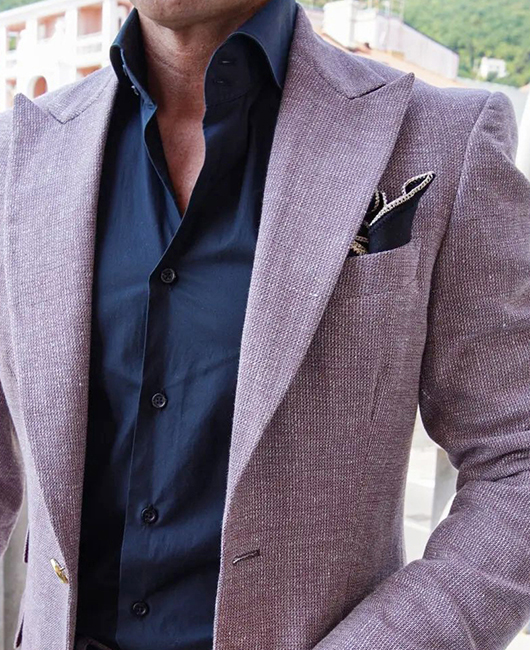 Business Pockets Single Breasted Lapel Collar Blazer