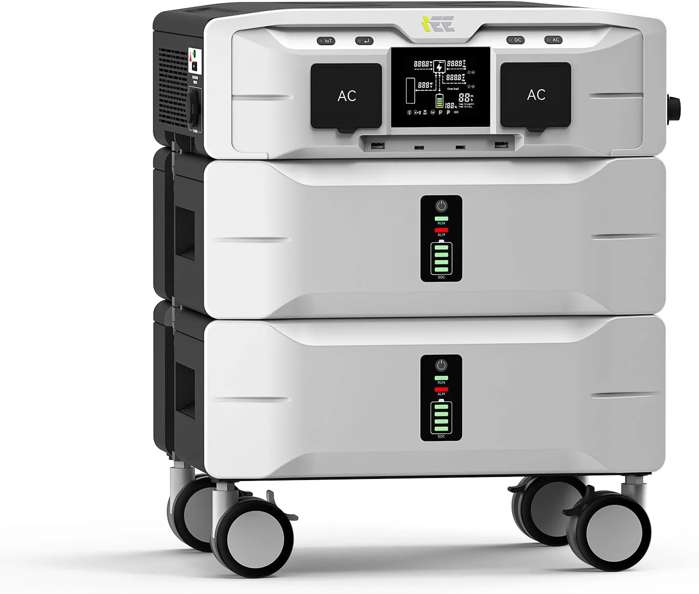 IEE Portable Power Station 5120Wh 120/240V 5000W LFP Battery - SP5000