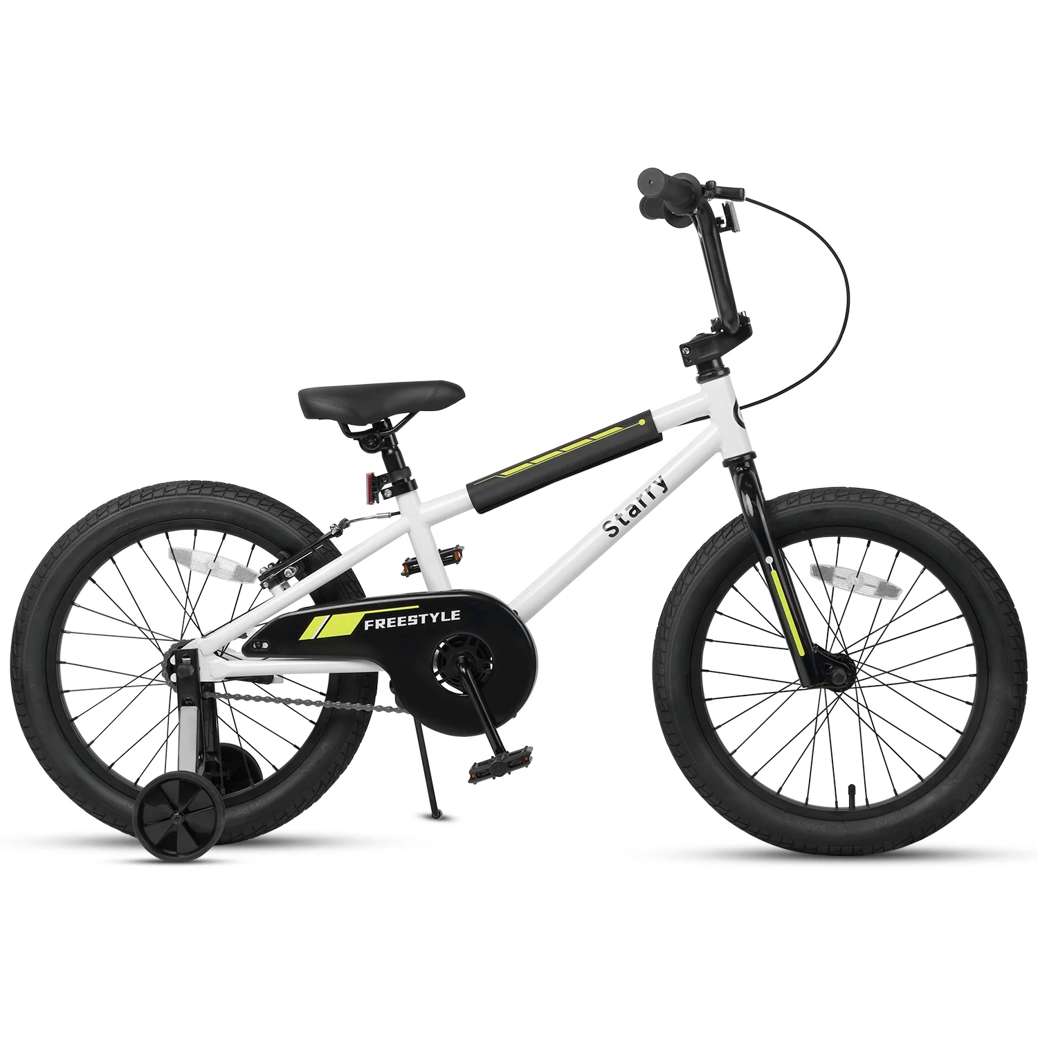 Glerc 14 Inch Little Kids Bike BMX Style Bicycle with Training Wheels Coaster Brake for 3 4 5 Years Old Boys Girls, Blue - Image 26
