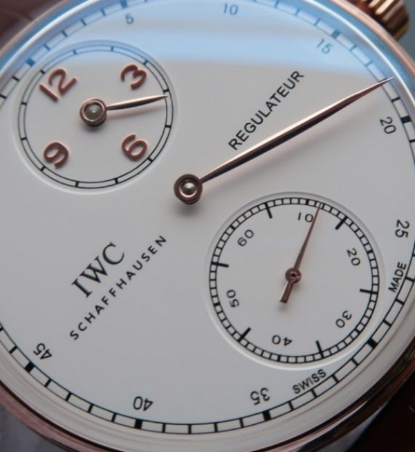 Replica IWC YLF Portuguese Regulateur RG White Dial Gold Markers A6498 - Top club