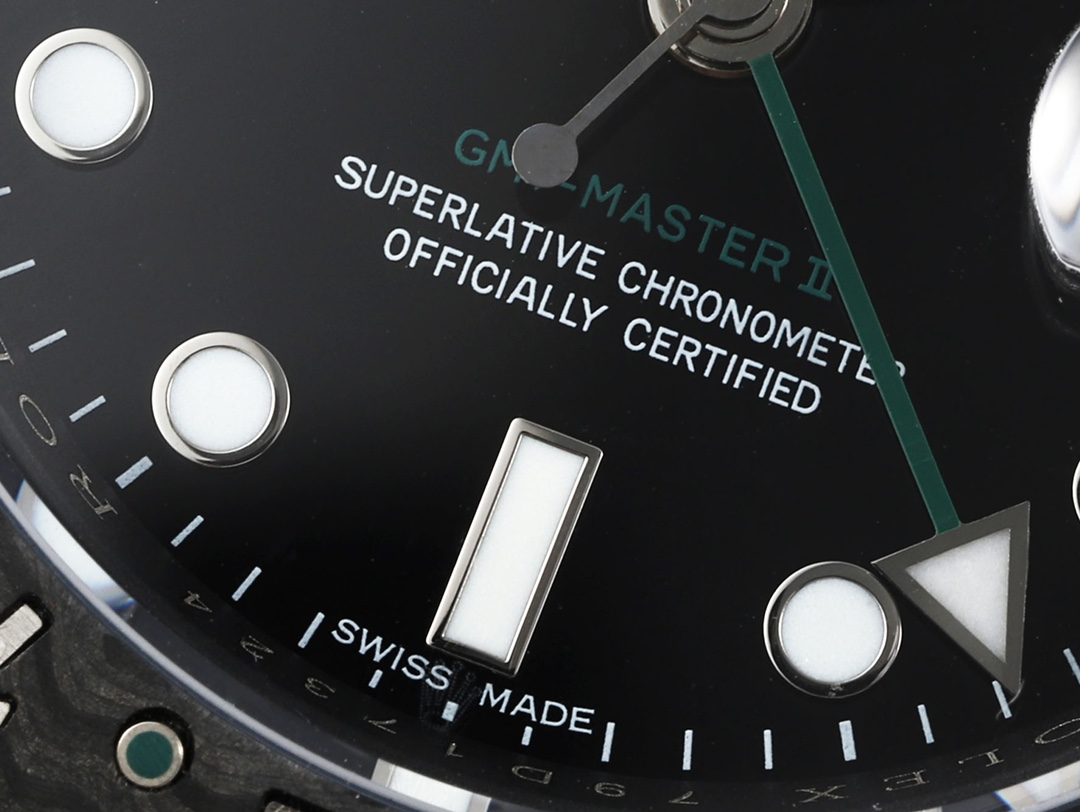 Diw New Rolex Ultra Limited Edition GMT-MASTER II-Carbon Fiber-Black(1:1 replica) - Elite Watch Atelier