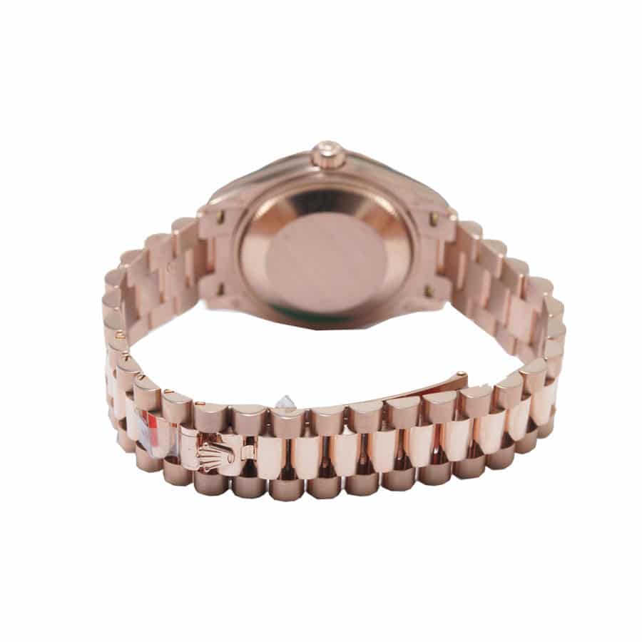 Rolex Day-Date 128235 AR Rose Gold Wrapped Chocolate Dial Replica - Top club