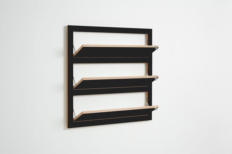 Fläpps schoenenrek 80x80-3 - Zwart