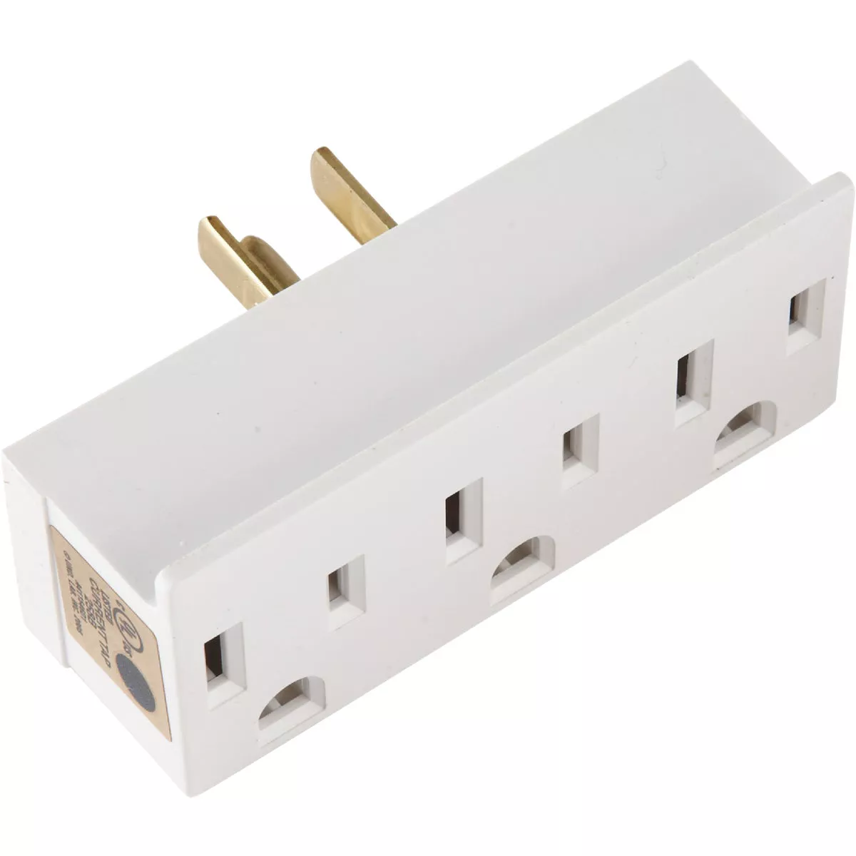 Leviton White 15A 3-Outlet Tap