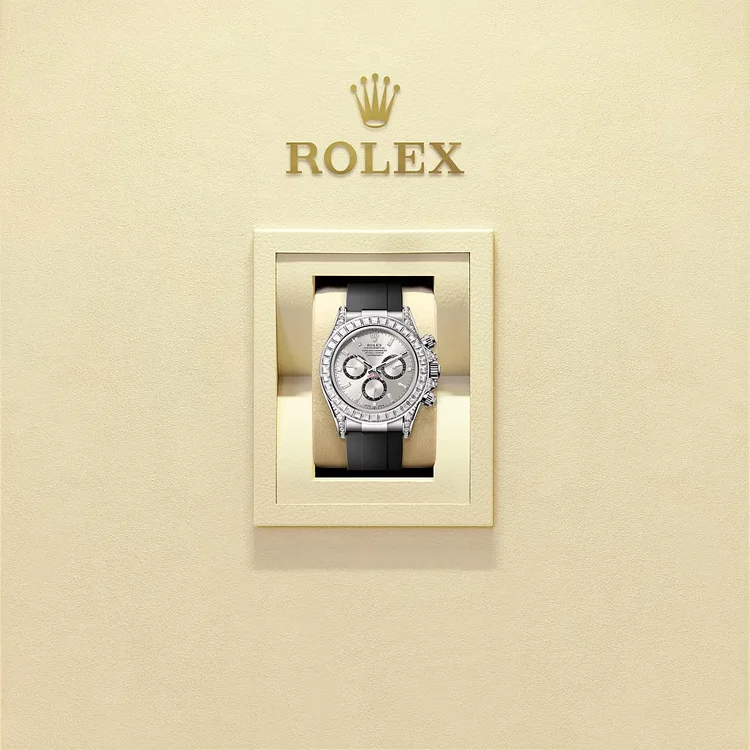 Rolex Cosmograph Daytona Oyster, 40 mm, white gold and diamondsReference 126539TBR(1:1 replica) - Elite Watch Atelier