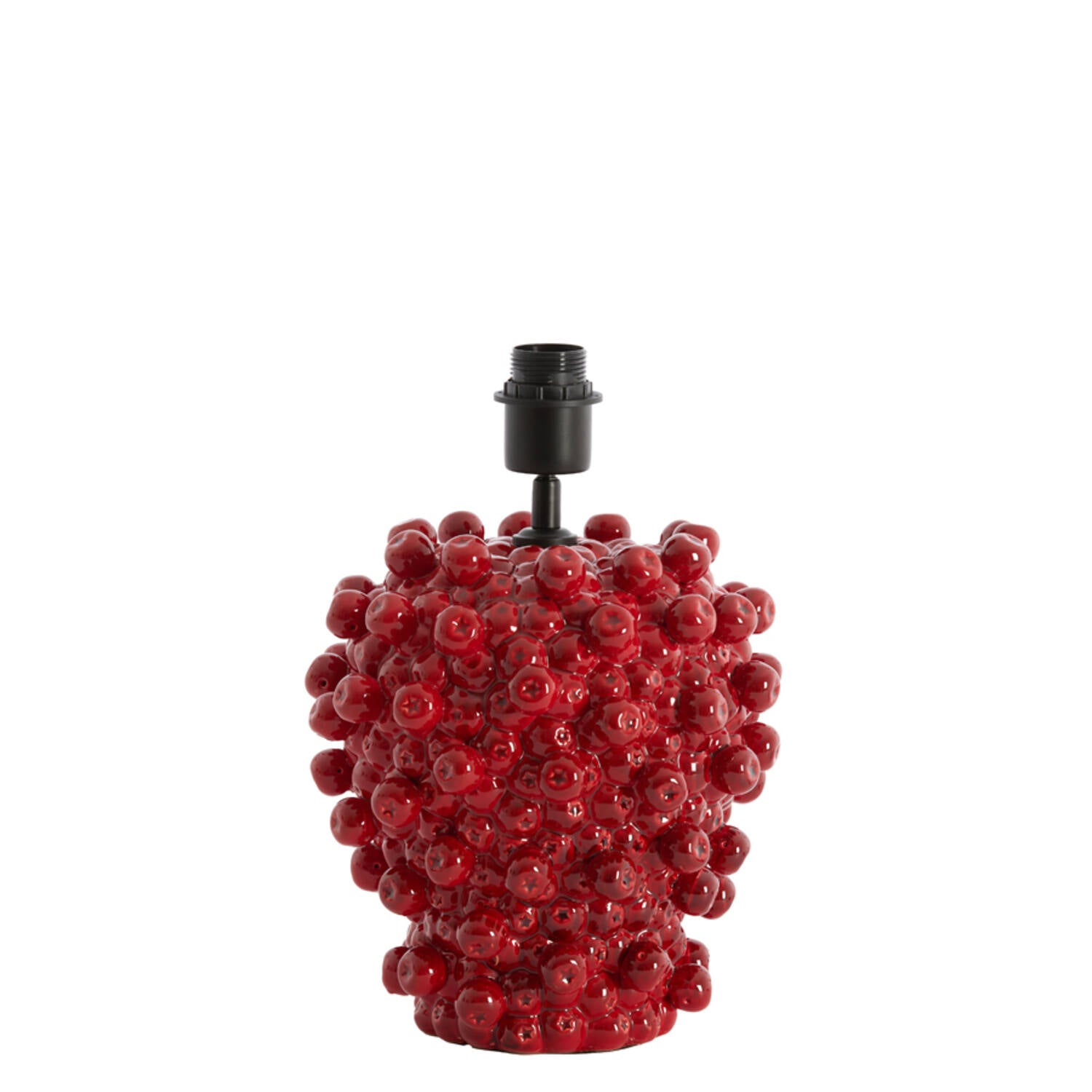 Light & Living - tafellamp - Berries - rood - keramiek - Ø 26cm - E27