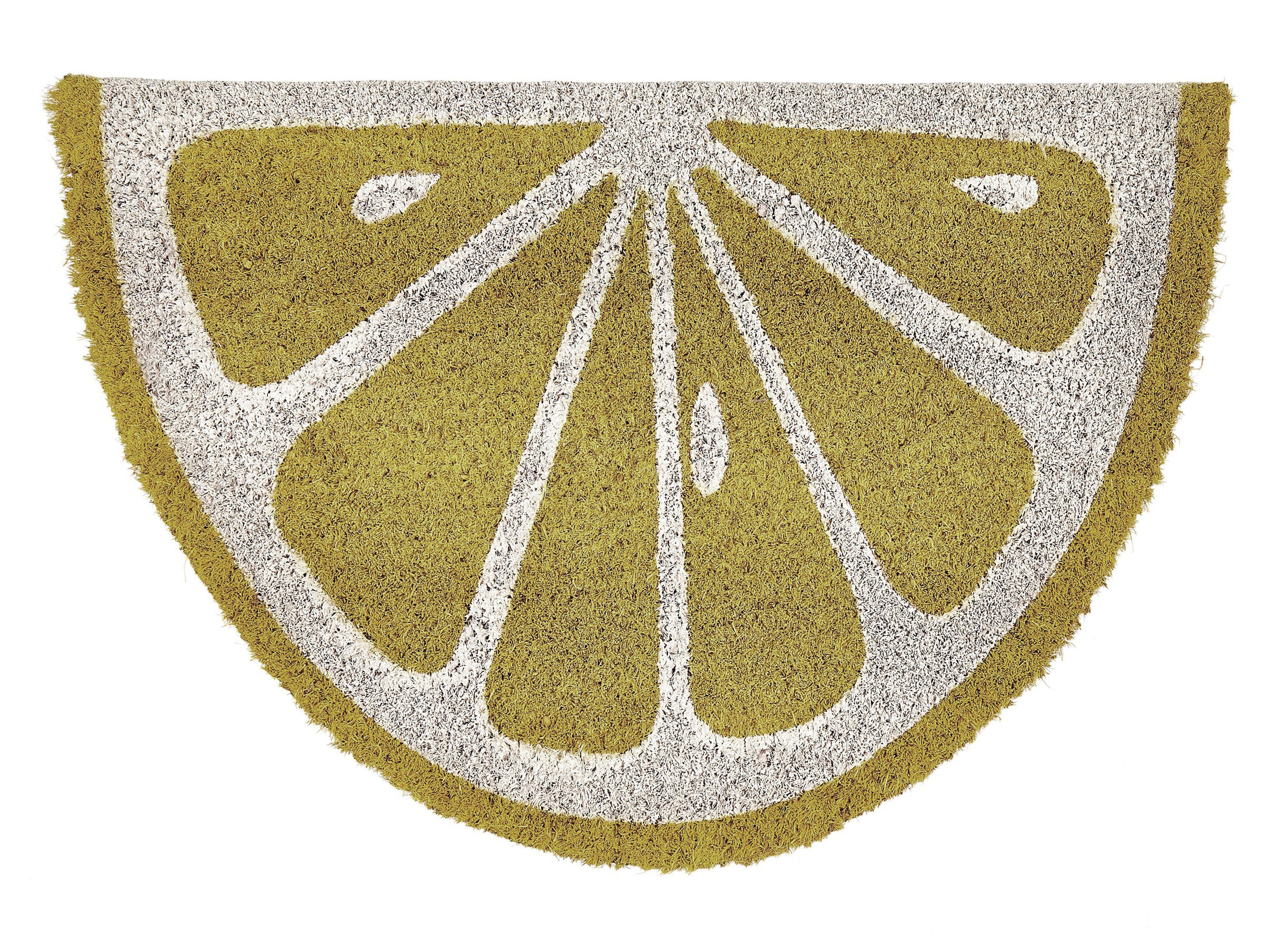Doormat IJEN Yellow 40 x 60 cm Coir