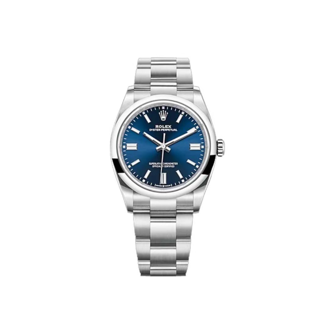 Rolex Oyster Perpetual M126000-0003 Bright Blue Dial 36MM(1:1 replica) - Elite Watch Atelier