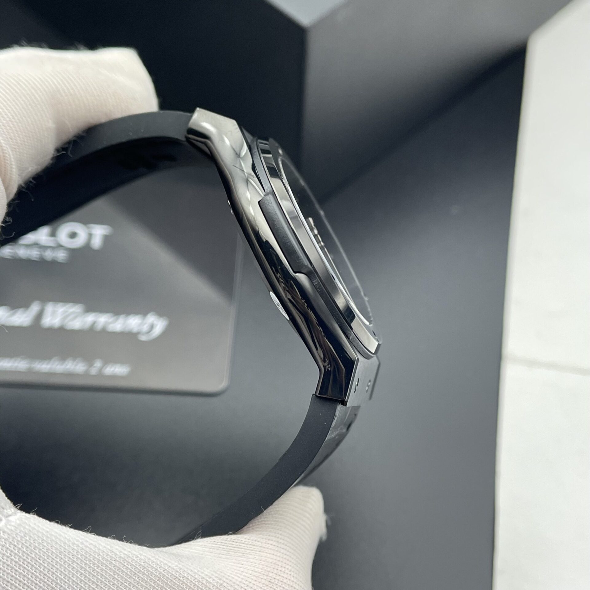 Hublot Classic Fusion Ceramic Clone Watch Black Dial HB Factory 42mm - Top club