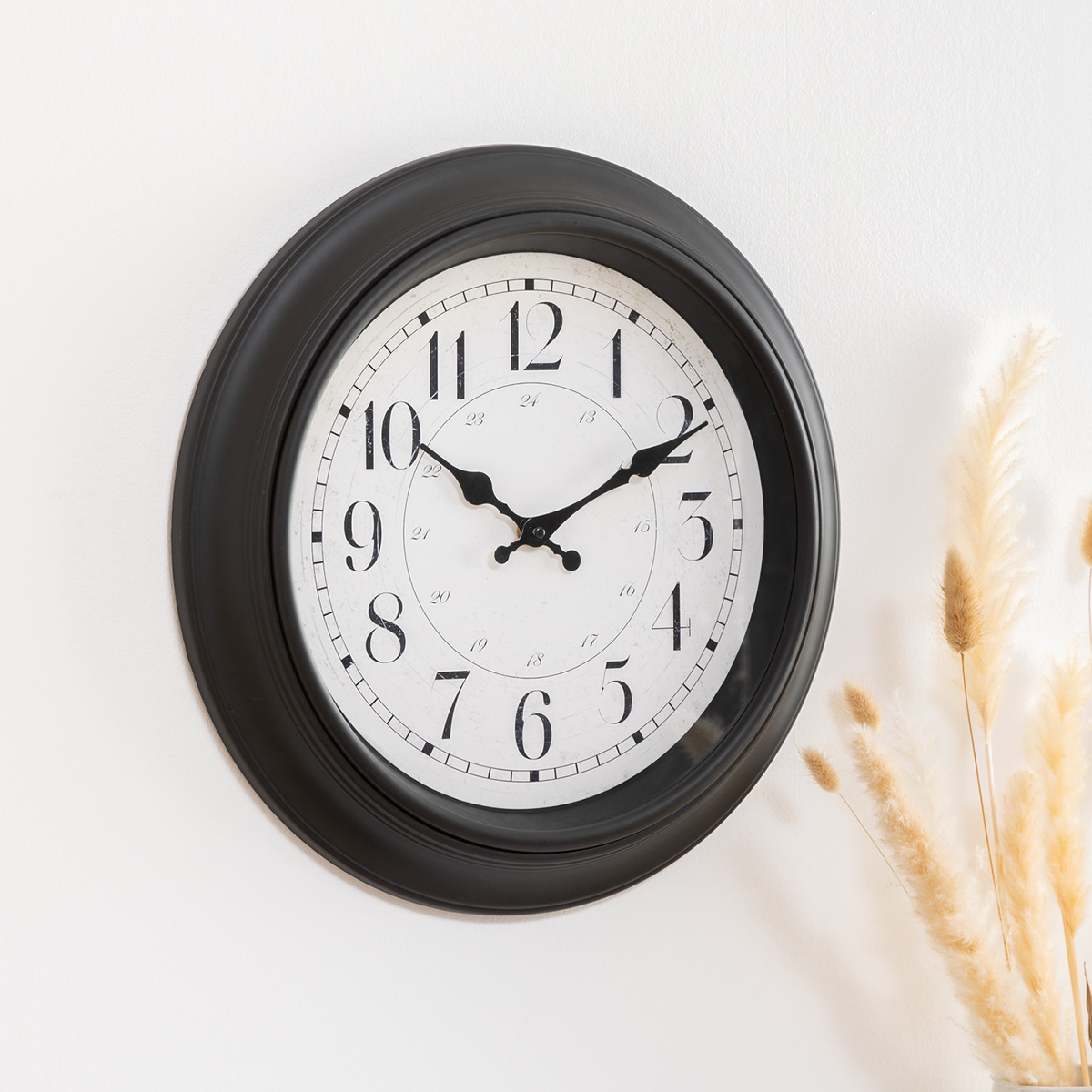 Clock with mouldings "Ilan" D.40 cm