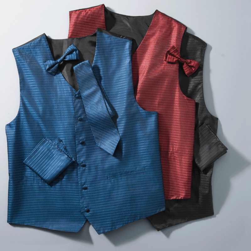 4-Piece Vest Set - MIDNIGHT VELVET CATALOG