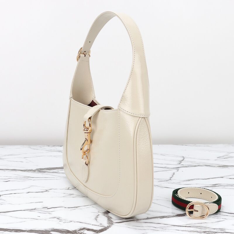 Replica Gucci G Jackie Small Patent White1:1High-quality replica