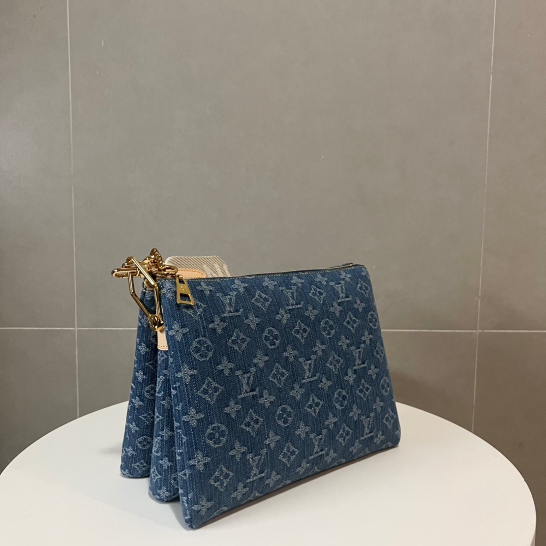 Louis Vuitton LV COUSSIN Denim Bag M245641:1High-quality replica