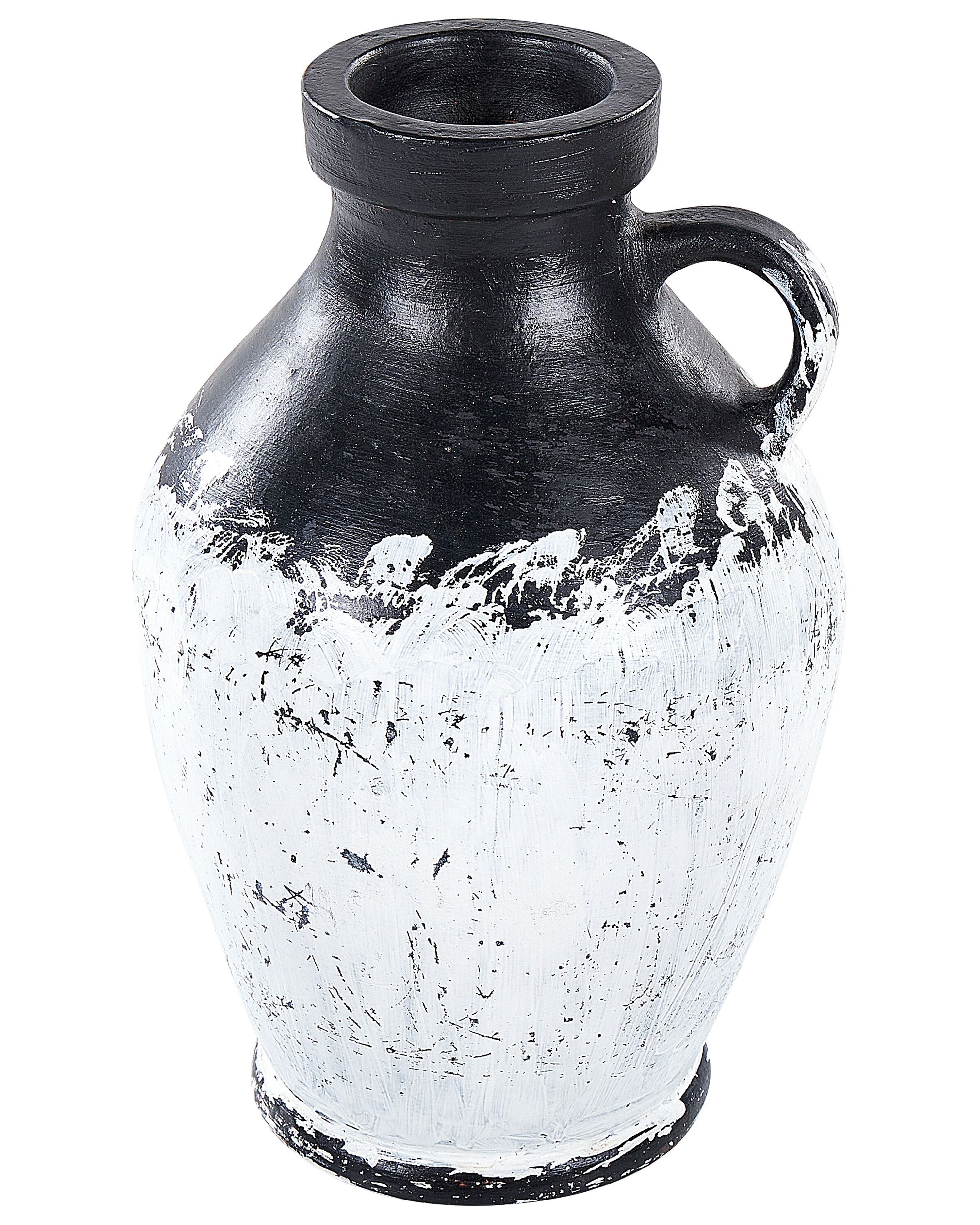 Decorative Vase MASSALIA Ceramic 33 cm White