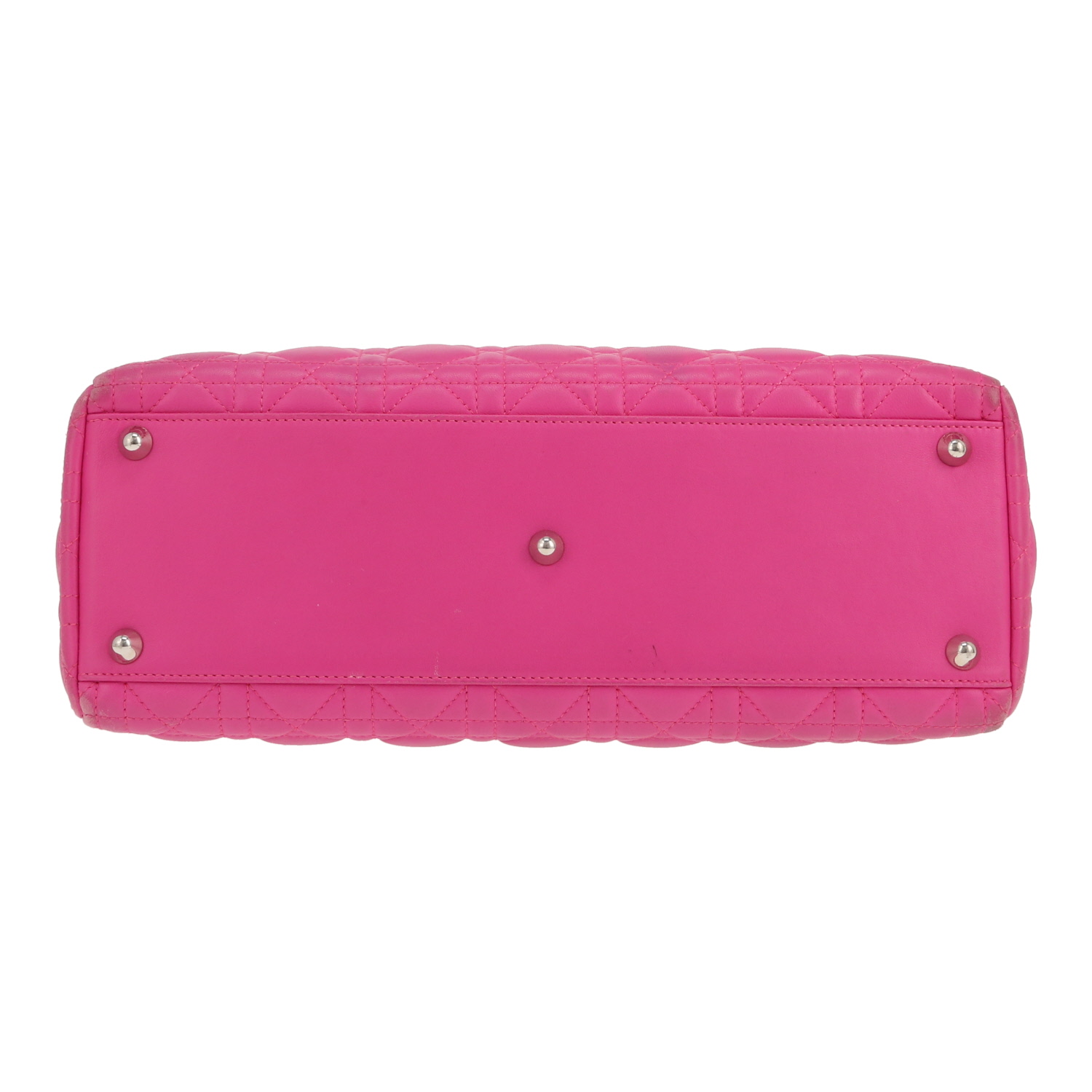 Dior Lady Dior handbag in pink leather cannage1:1High-quality replica