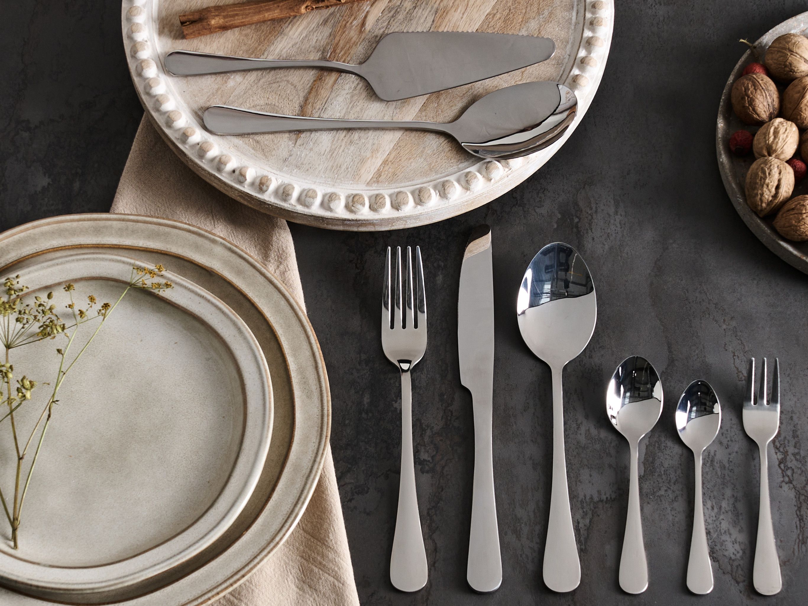70 Piece Cutlery Set ROTINI Silver