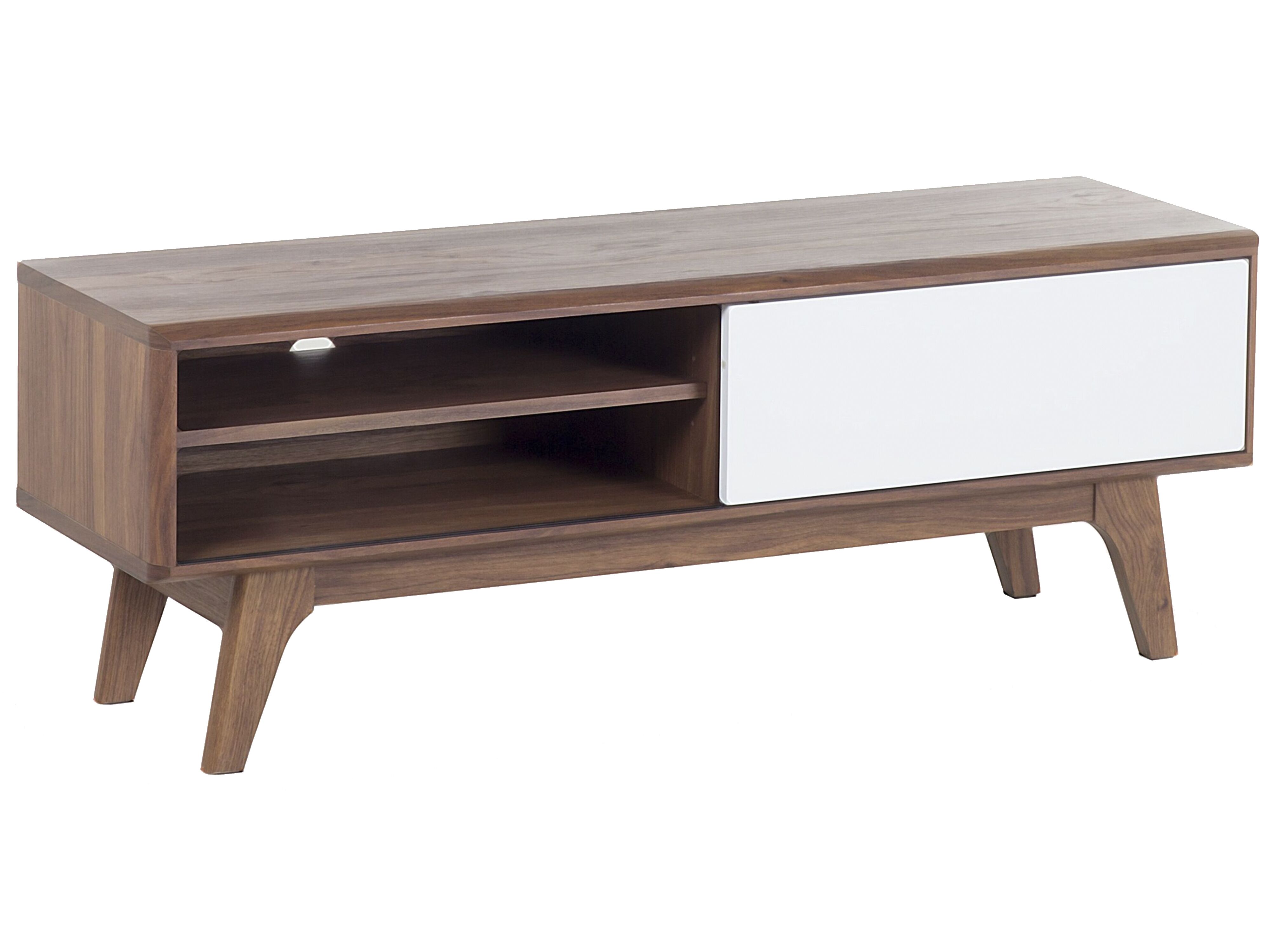 TV Stand BUFFALO Brown/ White