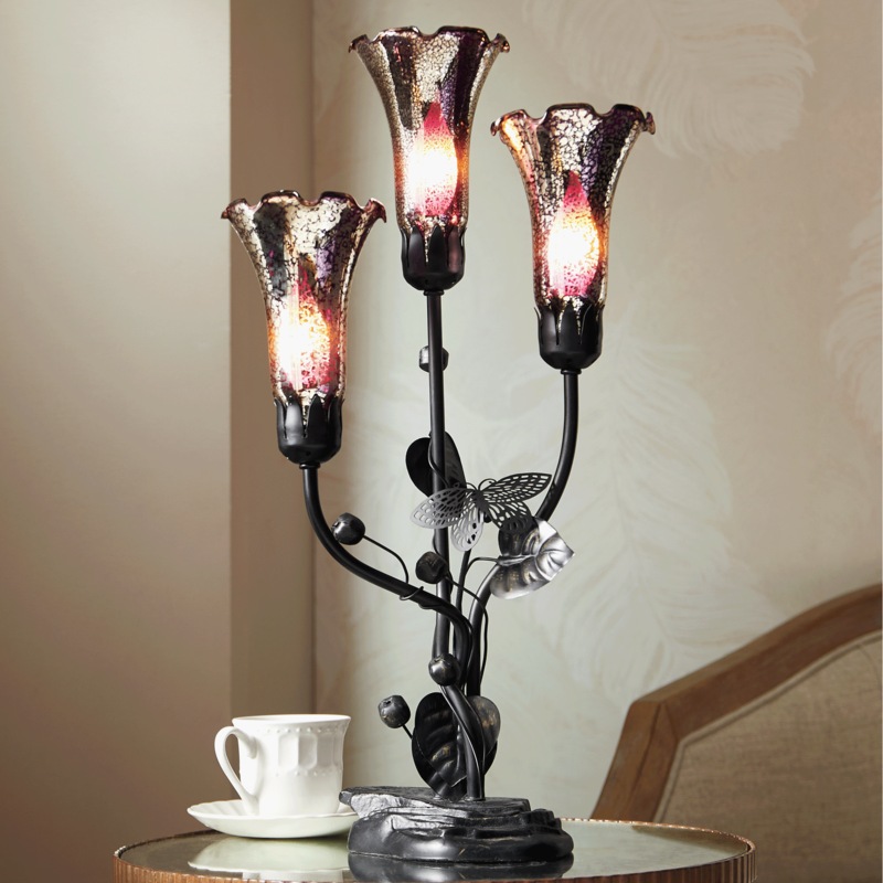 Butterfly Lily Table Lamp - MIDNIGHT VELVET CATALOG