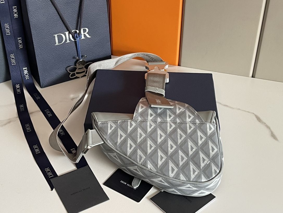 Saddle Bag Grey/Black For Women‎ 10in/26cm CD 1ADPO093CDP_H42E1:1High-quality replica