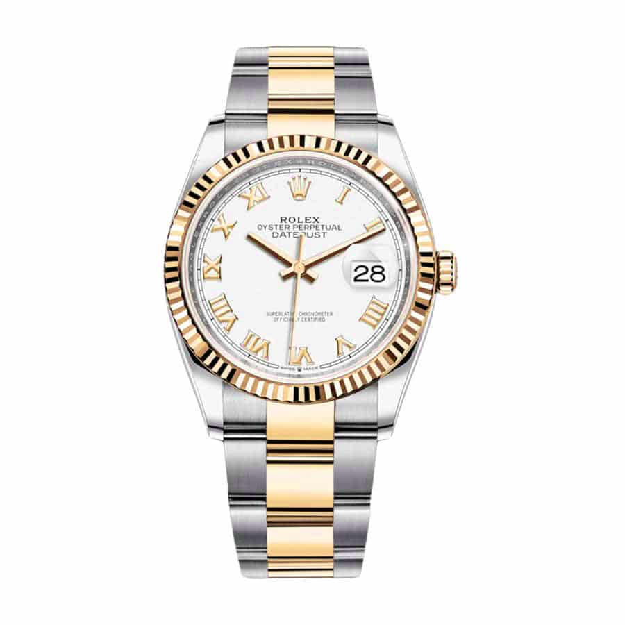 Rolex Datejust White Roman Replica - Elite Watch Atelier