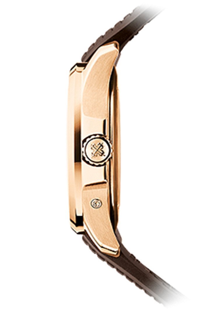 Patek Philippe Aquanaut Brown Embossed Arabic Dial Rose Gold Composite Men's Watch 5164R-001(1:1 replica) - Top club