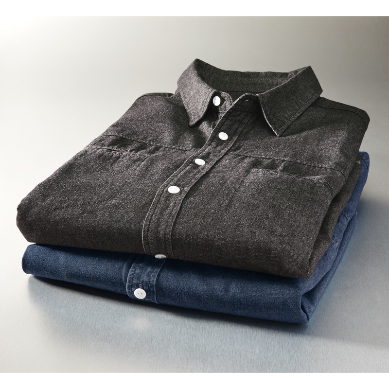 2-Pack Denim Shirts - MIDNIGHT VELVET CATALOG