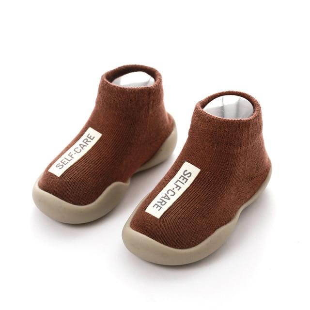 SlofLuxe | Zachte Babyslofjes met Rubberen Zool