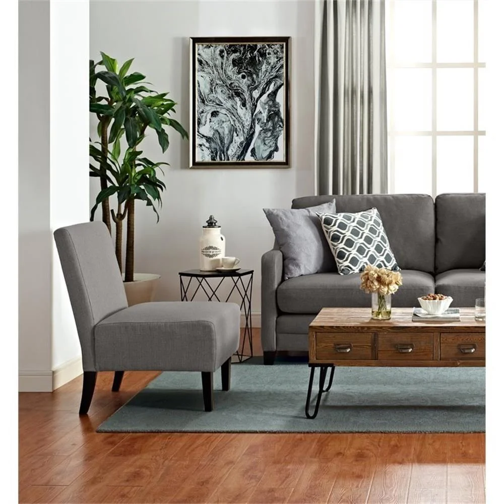 Serta Palisades Slipper Chair Pebble Gray - Image 29