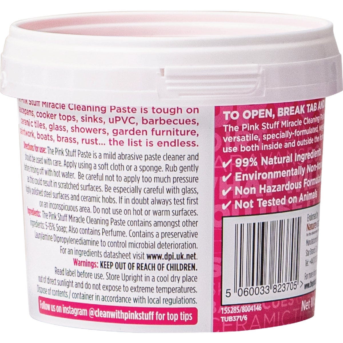The Pink Stuff 17.6 Oz. Miracle All Purpose Cleaning Paste