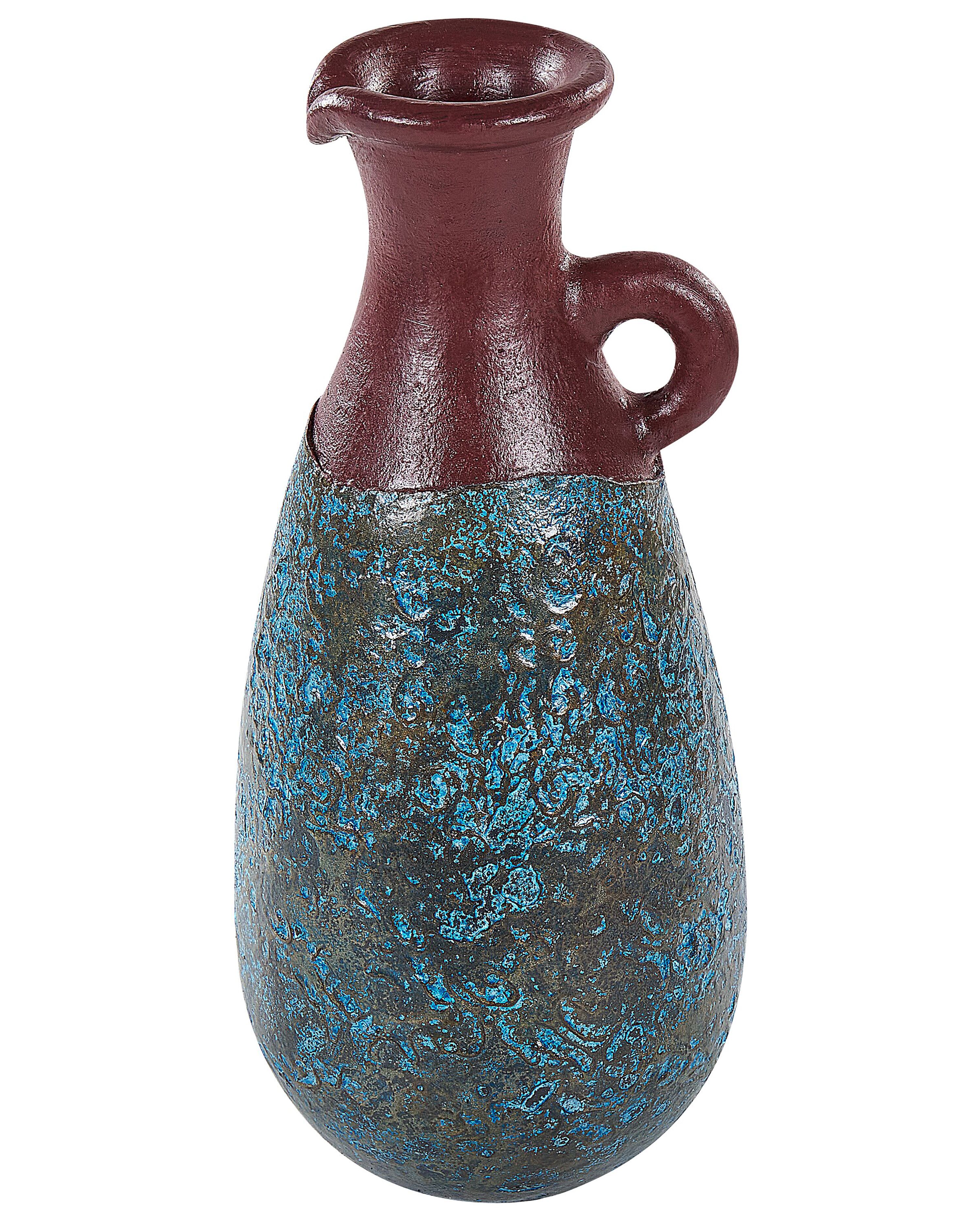 Decorative Vase VELIA Ceramic 40 cm Blue