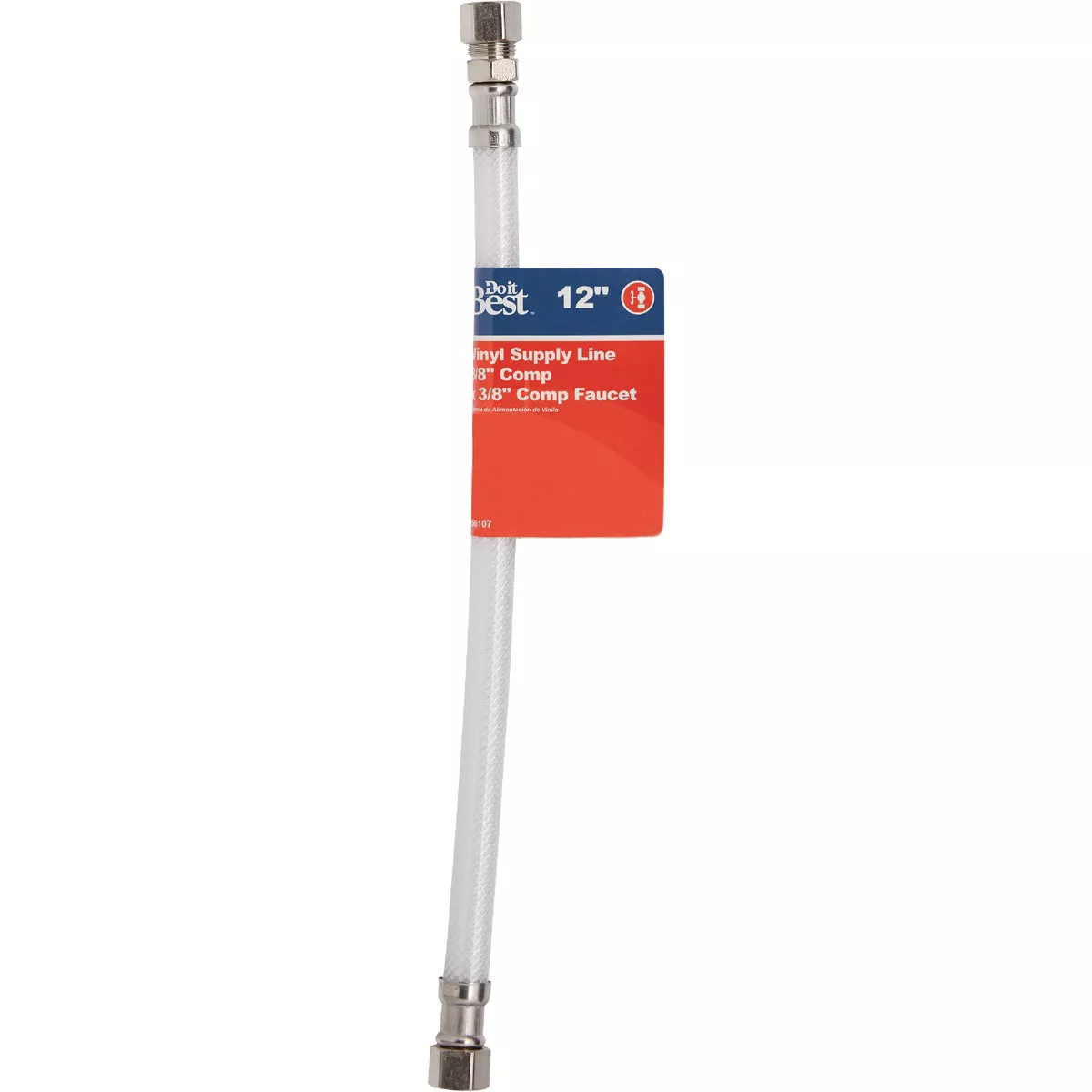Do it Best 3/8 In. OD X 3/8 In. OD X 12 In. L Vinyl Faucet Connector