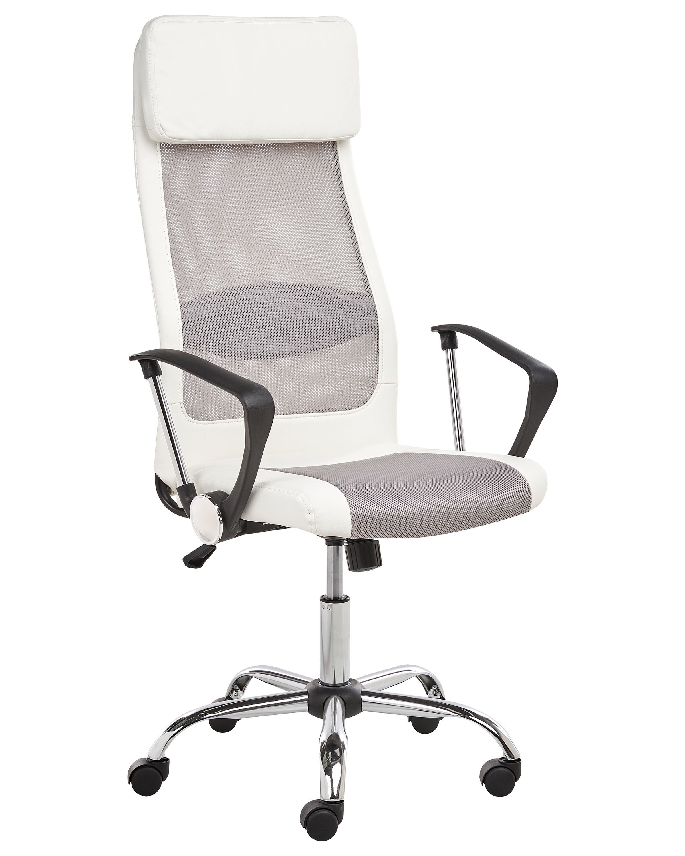 Office Chair PIONEER Faux Leather White