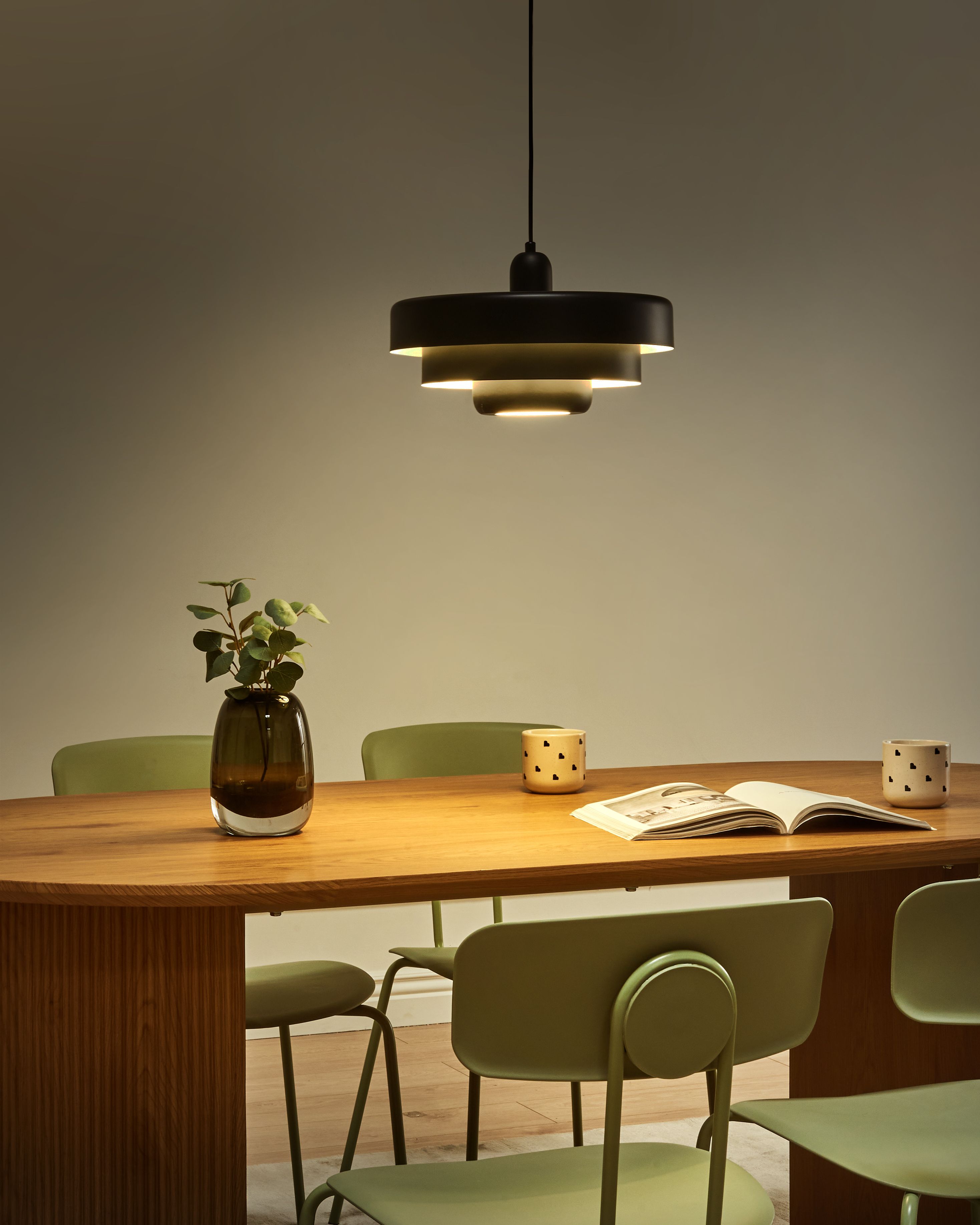 Pendant Lamp KOLGA Metal Black