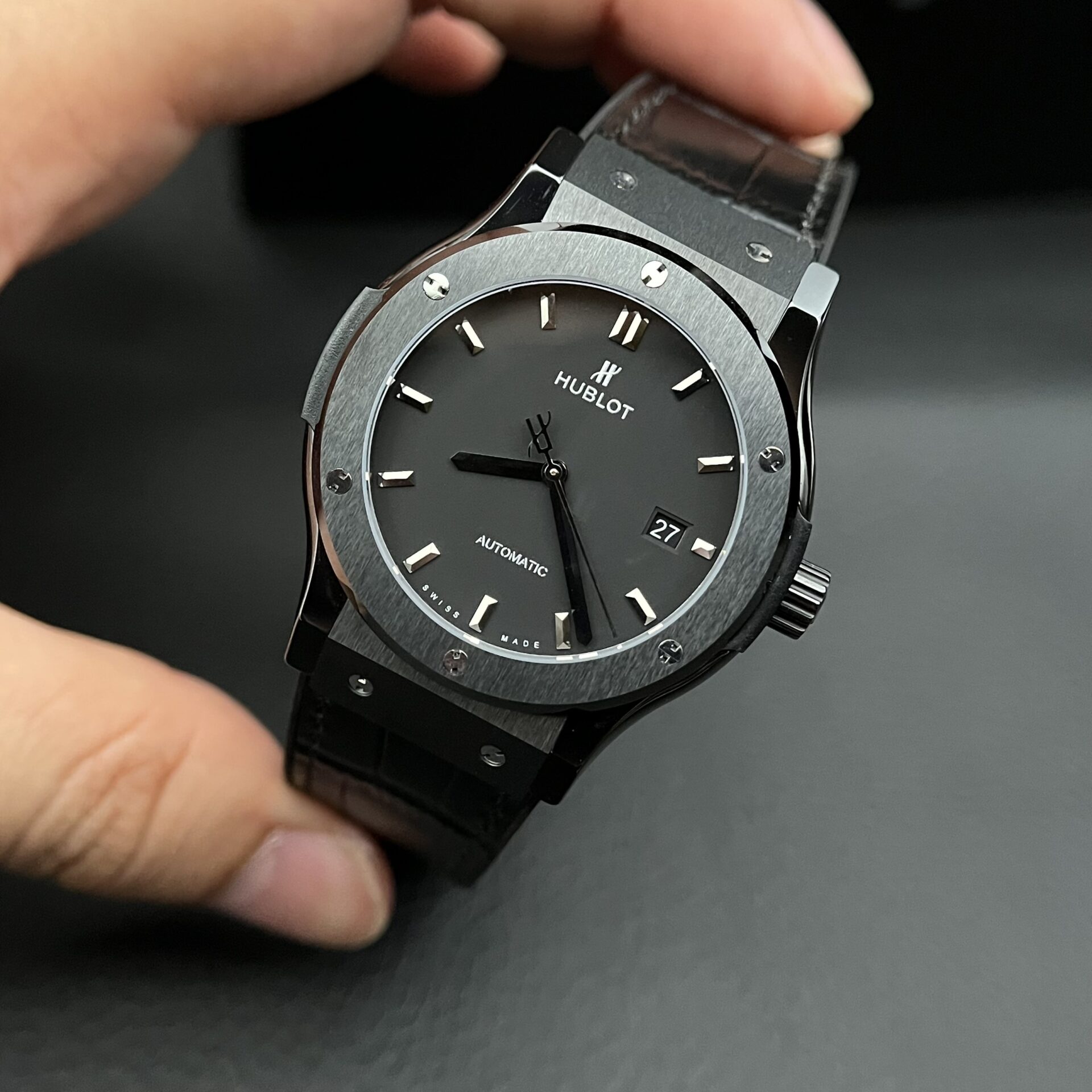 Hublot Replica 1:1 Watch Classic Fusion Ceramic Black JJZ 42mm - Top club