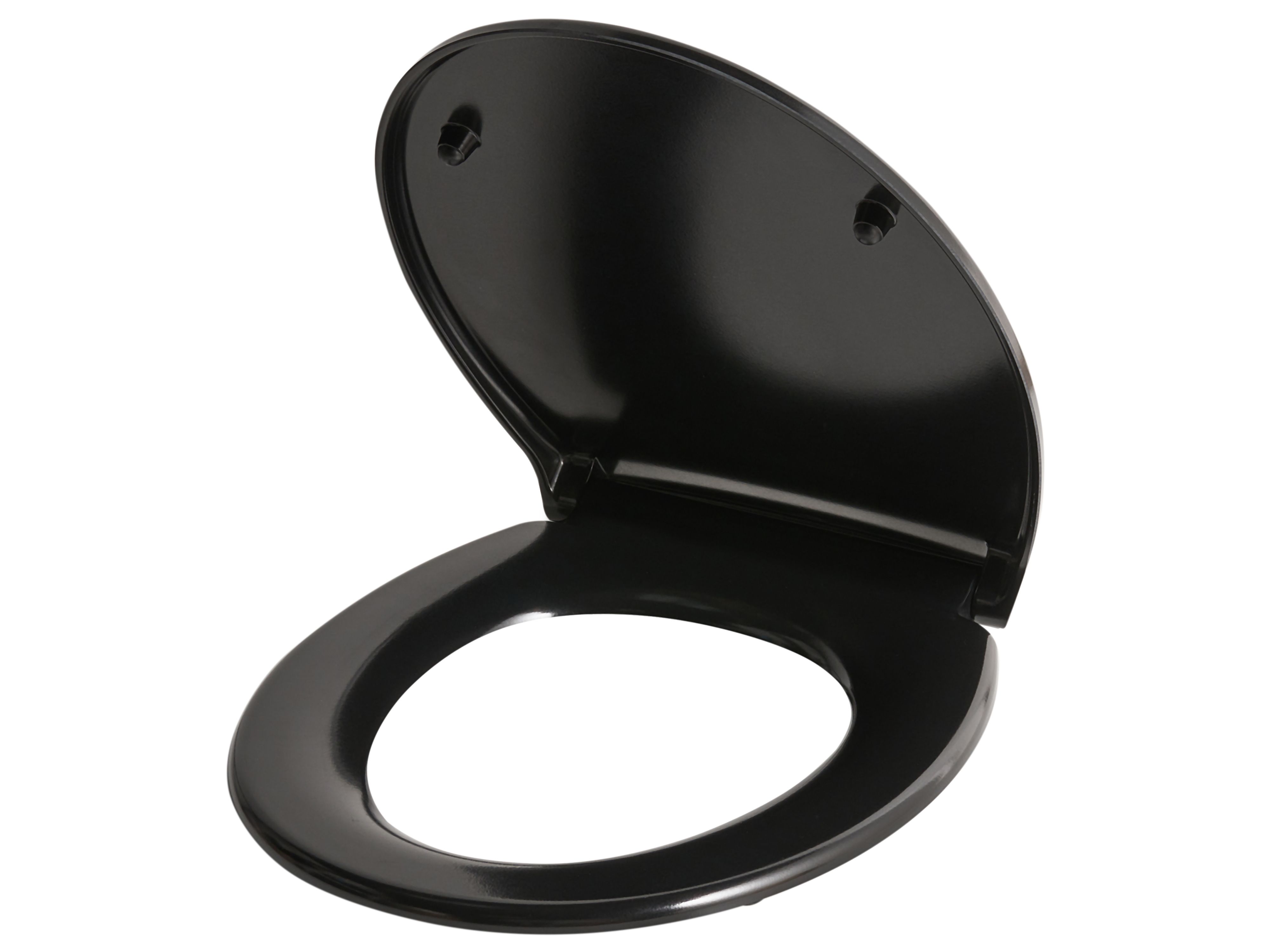 Toilet Seat PAPURI Soft Close Duroplast Black