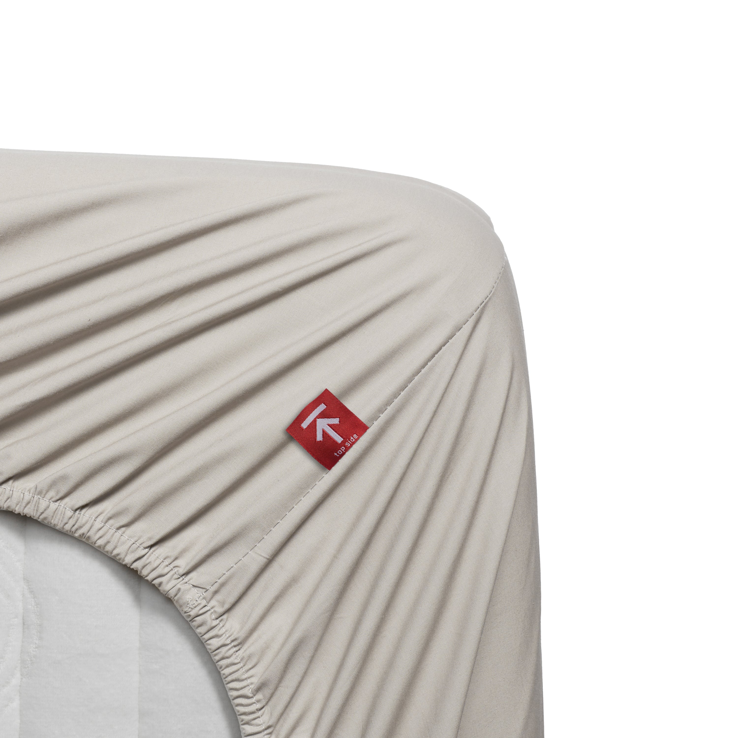 Beddinghouse Percale katoen - Hoeslaken - 160x200 - Naturel