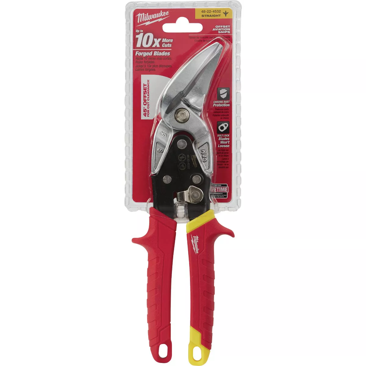 Straight Cutting Offset Aviation Snips