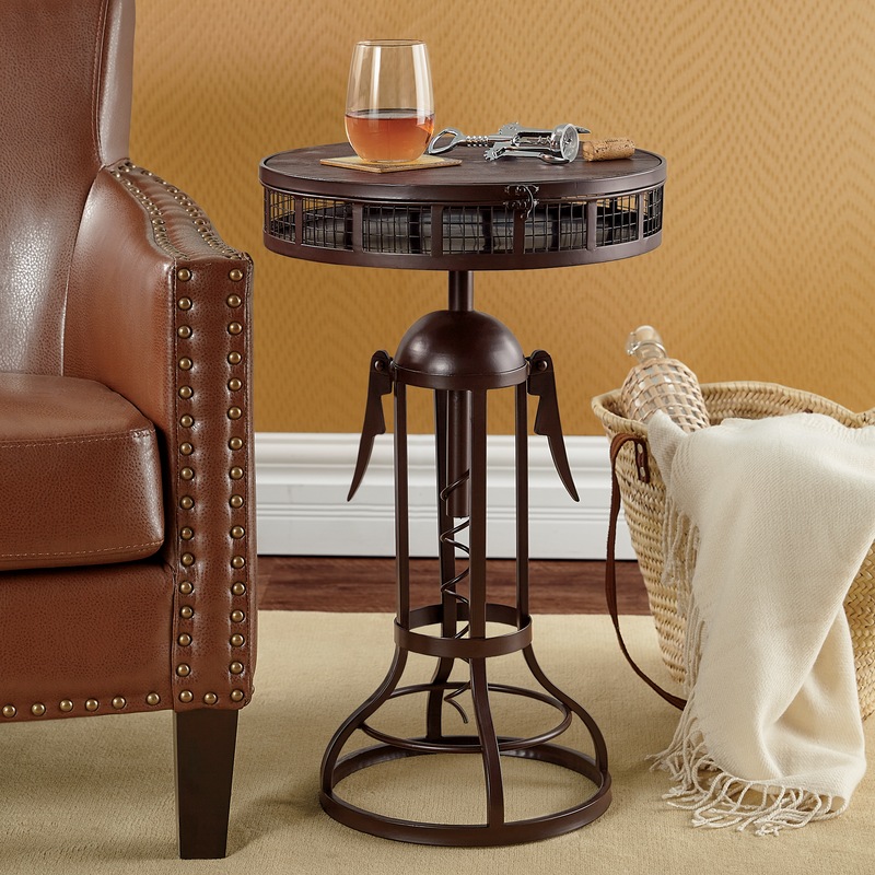 Corkscrew Table - MIDNIGHT VELVET CATALOG
