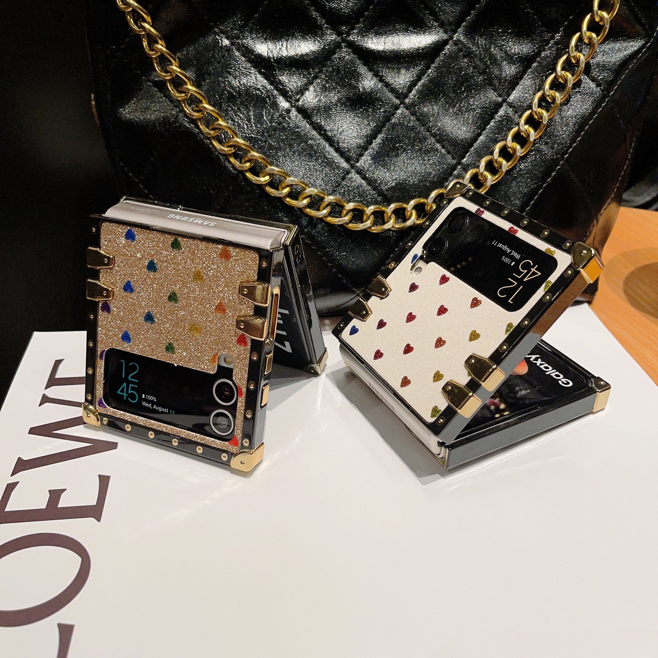 Samsung Galaxy Z Flip6/5/4/3 5G Square Case Devotion Ring - Wholesale & Influencer