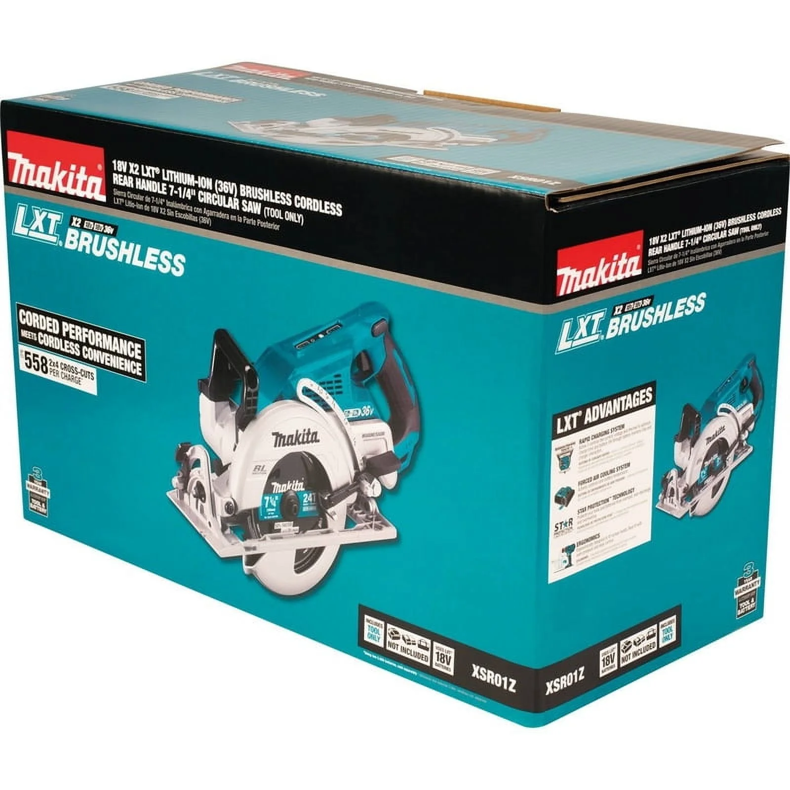 Makita Circular Saw, 7.25 in Dia, 5100 RPM XSR01Z - Image 18