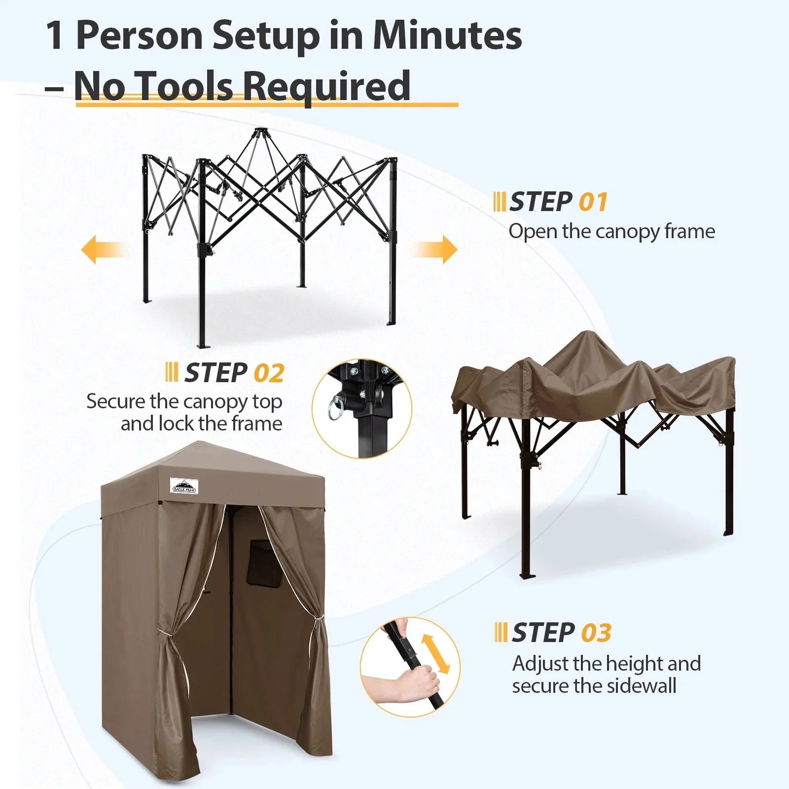 EAGLE PEAK Ultra Compact 4 ft x 4 ft Pop-Up Changing Room Canopy - Flex - Image 81 EAGLE PEAK Ultra Compact 4 ft x 4 ft Pop-Up Changing Room Canopy - Flex - Image 81
