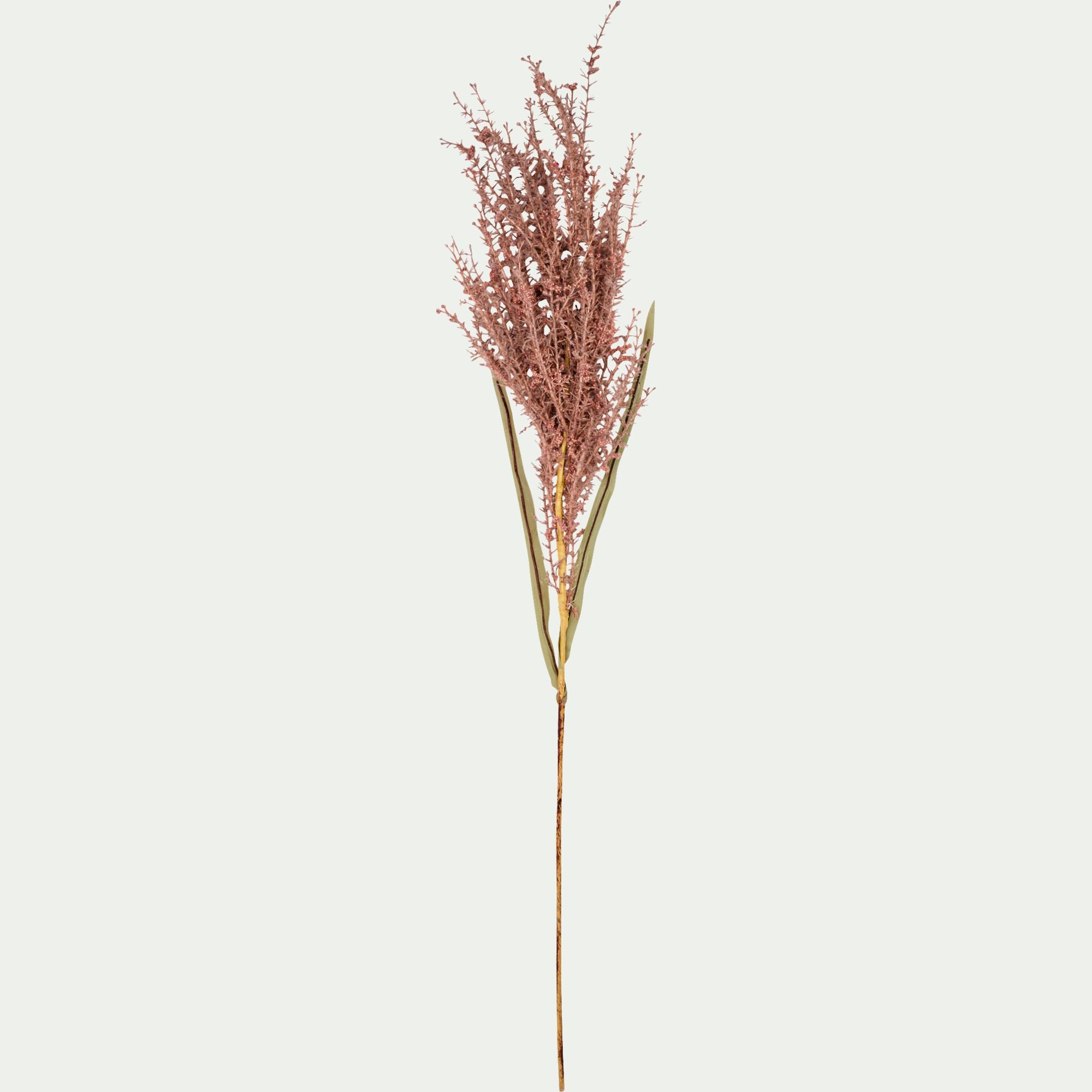 LIERI - Branchage de Noël artificiel de pampa H114cm - rose