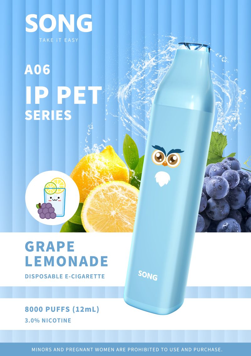 （2 pack）SONG  A06-IP Pet – 8000Puffs