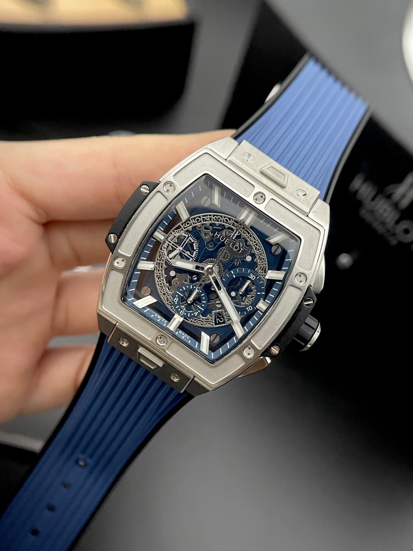 Hublot Spirit Of Big Bang Titanium Replica Watch Rubber Strap MS Factory 42mm - Top club