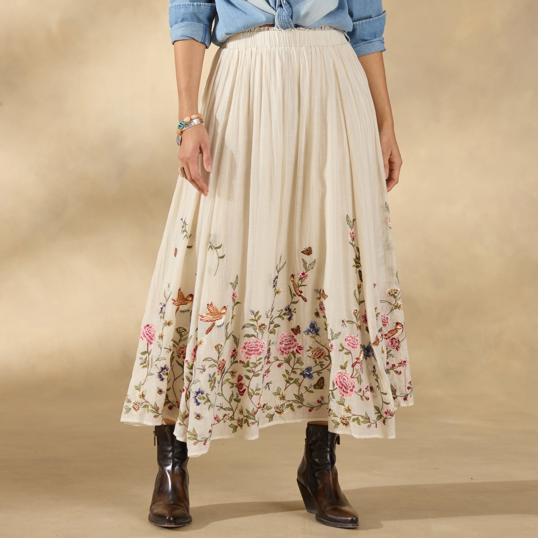 Romance Garden Skirt, Petite - Sundance Clothing