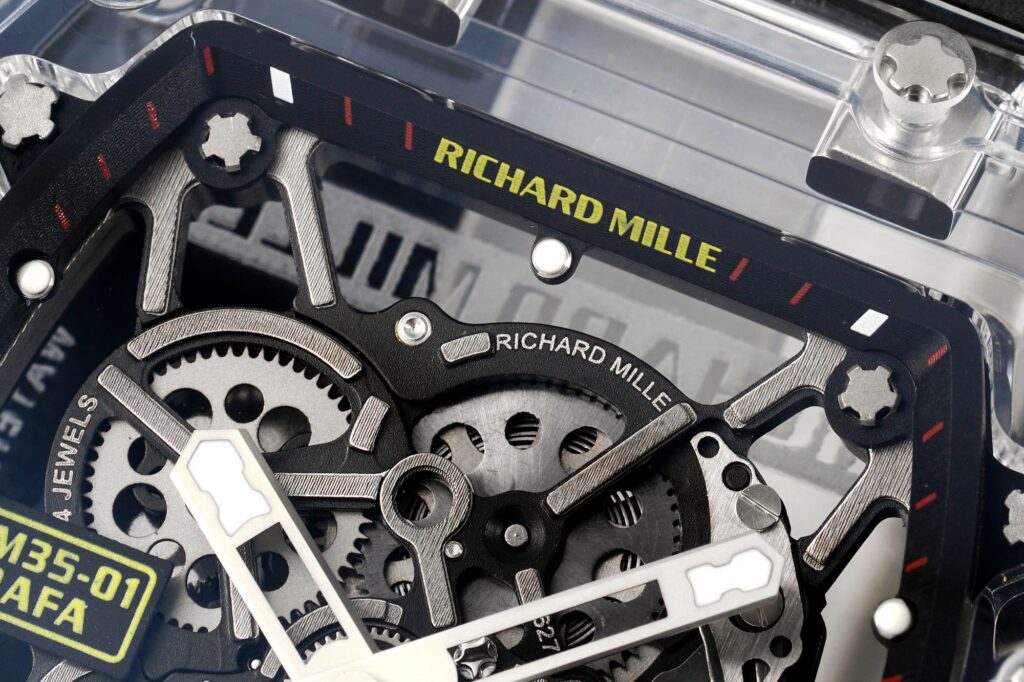 Richard Mille RM35-01 Rafael Nadal Sapphire Replica 11 Watch Factory BBR 44mm - Top club