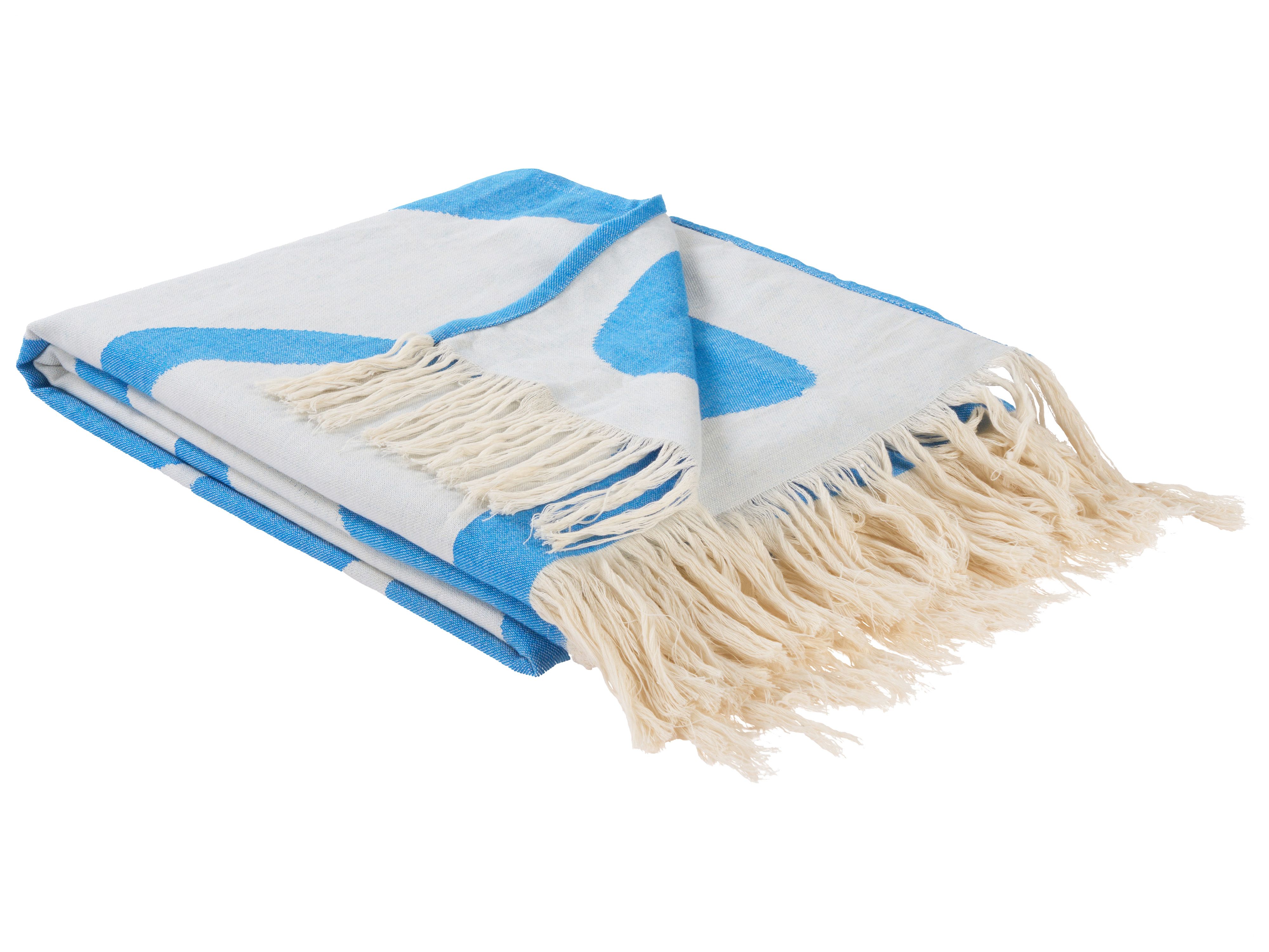 Blanket KIHUN Fabric 130 x 170 cm Blue