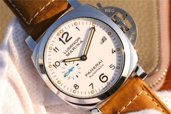 Replica Panerai PAM1499 S XF White Dial Brown Asso Strap P9010 - Top club