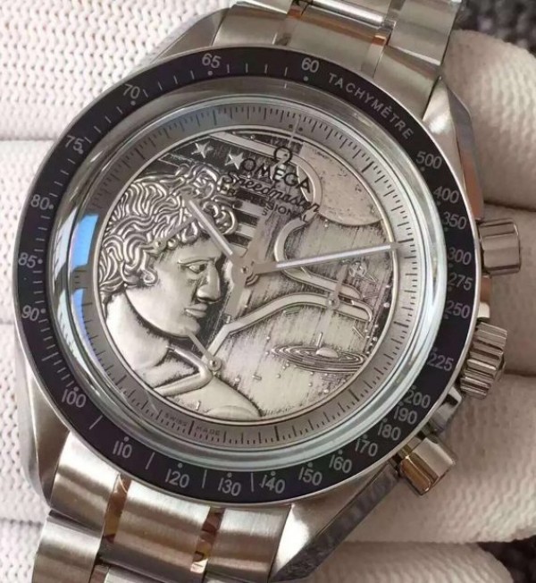 Replica Omega Speedmaster SS Apollo XVII 40th Anniversary SS Bracelet Manual Winding - Elite Watch Atelier