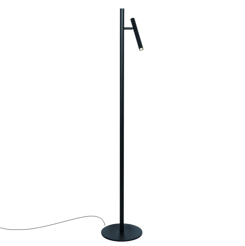 Freelight Freelight Vloerlamp Luogo Led 1-Lichts Zwart incl. Dimmer